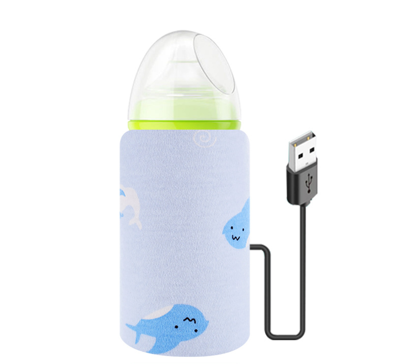 Baby Baby Bottle Insulation Cover USB Portable Thermal Bag Thickened Feeding Bottle Cover - Cutest kids 