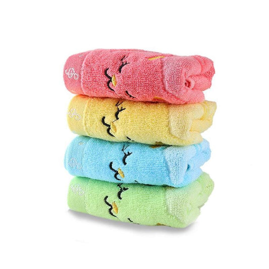 Bamboo Fiber Kitten Face Bath Towels - Cutest kids 