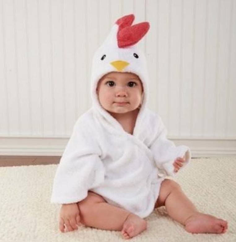 Cartoon Cute Animal Modeling Baby Bath Towels Baby Bathrobes Cotton Children's Bathrobes Baby Hooded - Cutest kids 