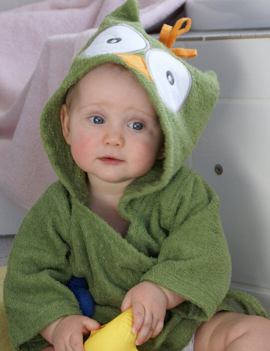 Cartoon Cute Animal Modeling Baby Bath Towels Baby Bathrobes Cotton Children's Bathrobes Baby Hooded - Cutest kids 