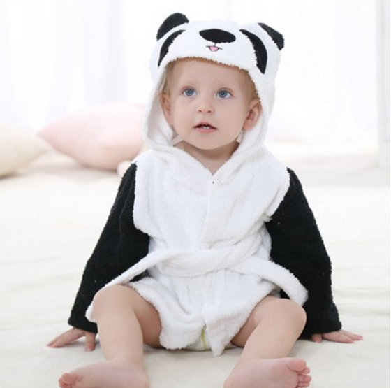 Cartoon Cute Animal Modeling Baby Bath Towels Baby Bathrobes Cotton Children's Bathrobes Baby Hooded - Cutest kids 