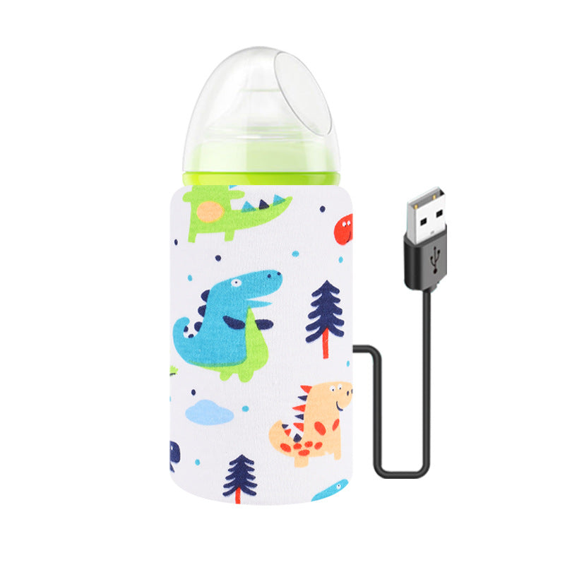 Baby Baby Bottle Insulation Cover USB Portable Thermal Bag Thickened Feeding Bottle Cover - Cutest kids 