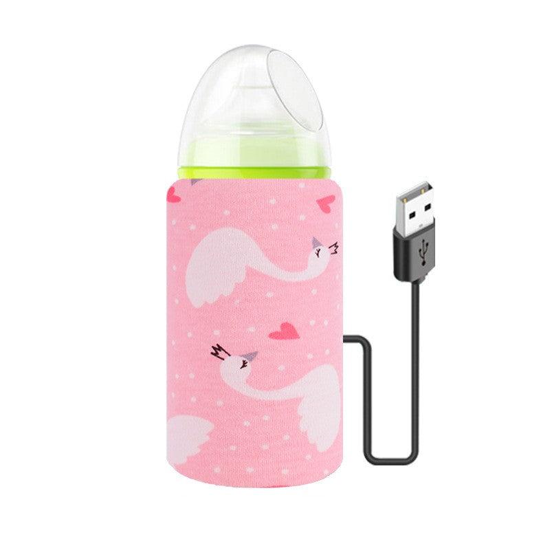 Baby Baby Bottle Insulation Cover USB Portable Thermal Bag Thickened Feeding Bottle Cover - Cutest kids 