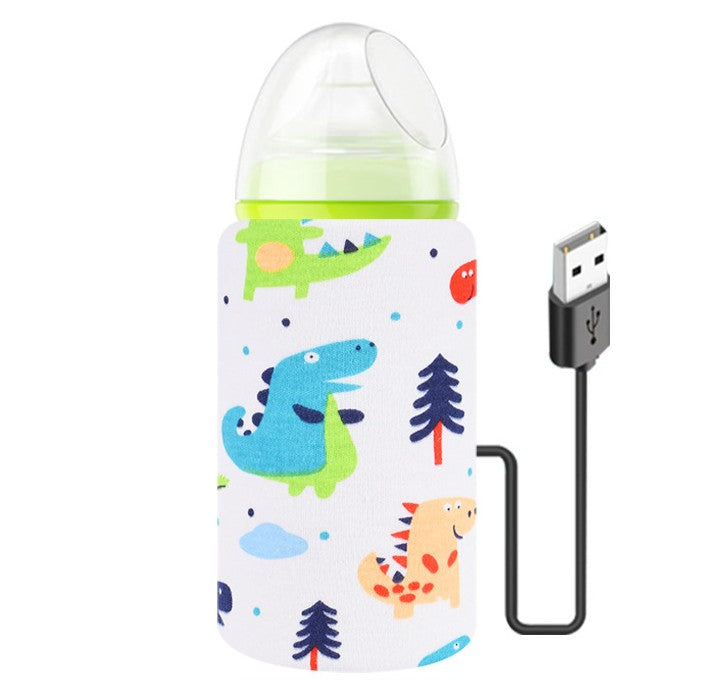 Baby Baby Bottle Insulation Cover USB Portable Thermal Bag Thickened Feeding Bottle Cover - Cutest kids 