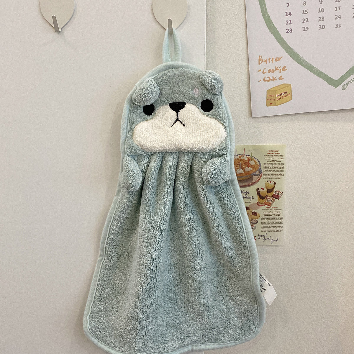 Towels Can Hang Coral Fleece Absorbent Towels To Wipe Face Bathroom Children - Cutest kids 