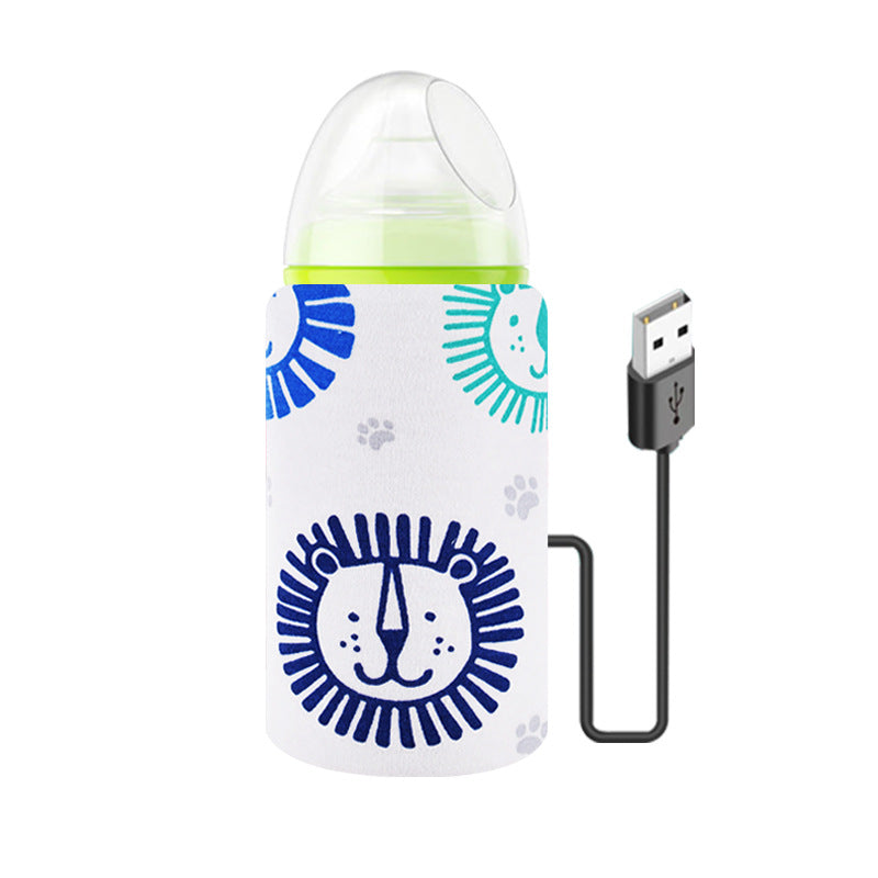 Baby Baby Bottle Insulation Cover USB Portable Thermal Bag Thickened Feeding Bottle Cover - Cutest kids 