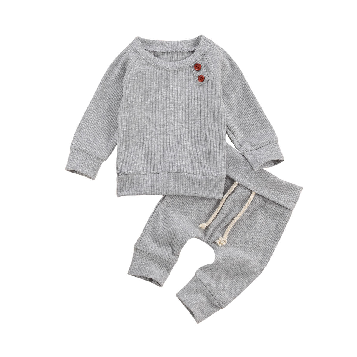 Newborn Baby 2-piece Outfit Set Long Sleeve - Cutest kids 