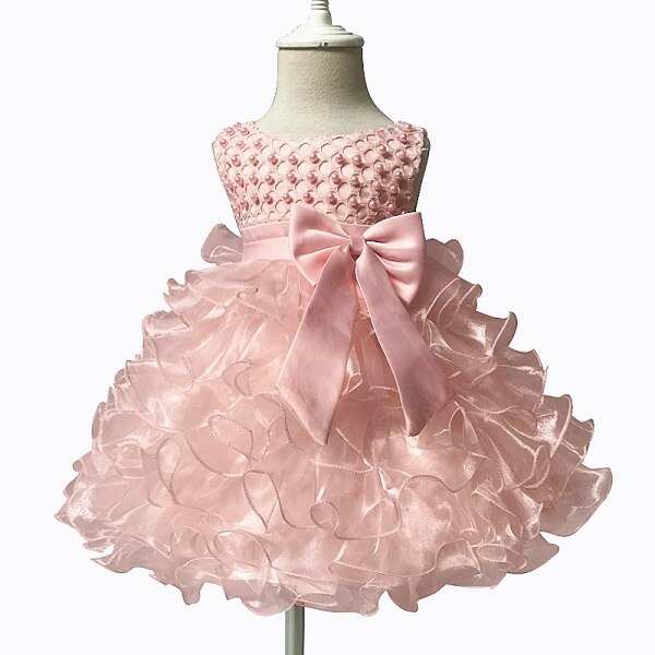 Infant Beading Flower Baby Girl Dress For Wedding Party - Cutest kids 