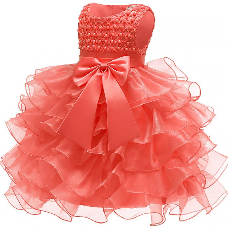 Infant Beading Flower Baby Girl Dress For Wedding Party - Cutest kids 