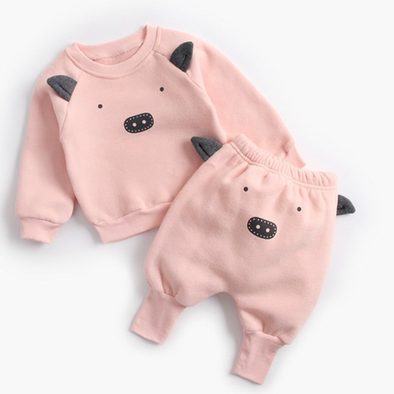 Autumn Winter Baby Boy Cartoon Cute Clothing - Cutest kids 