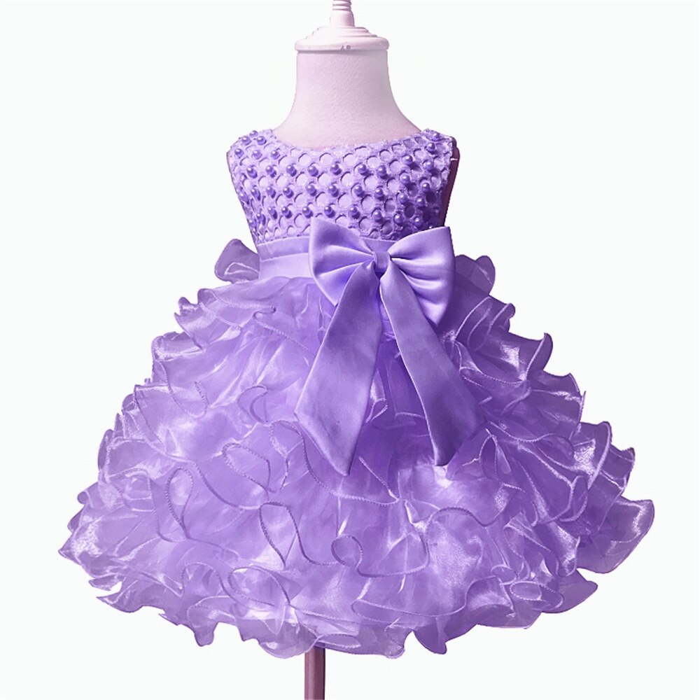 Infant Beading Flower Baby Girl Dress For Wedding Party - Cutest kids 