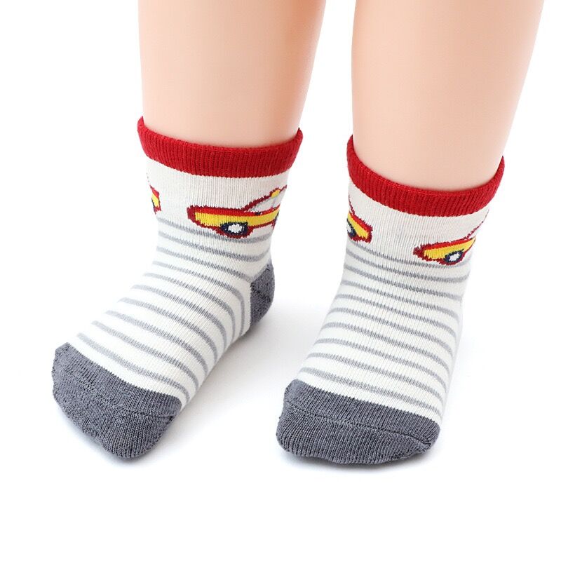 Kids Socks Baby Girl Anti-Slip Boy Elastic Knit Cotton - Cutest kids 