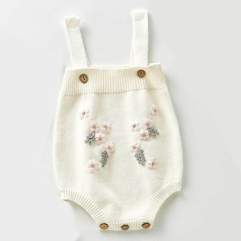 New Spring Autumn Infant Baby Girls Knit Long Sleeve Flower Coat - Cutest kids 